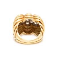 BICOLOR GOLD AND DIAMOND RING