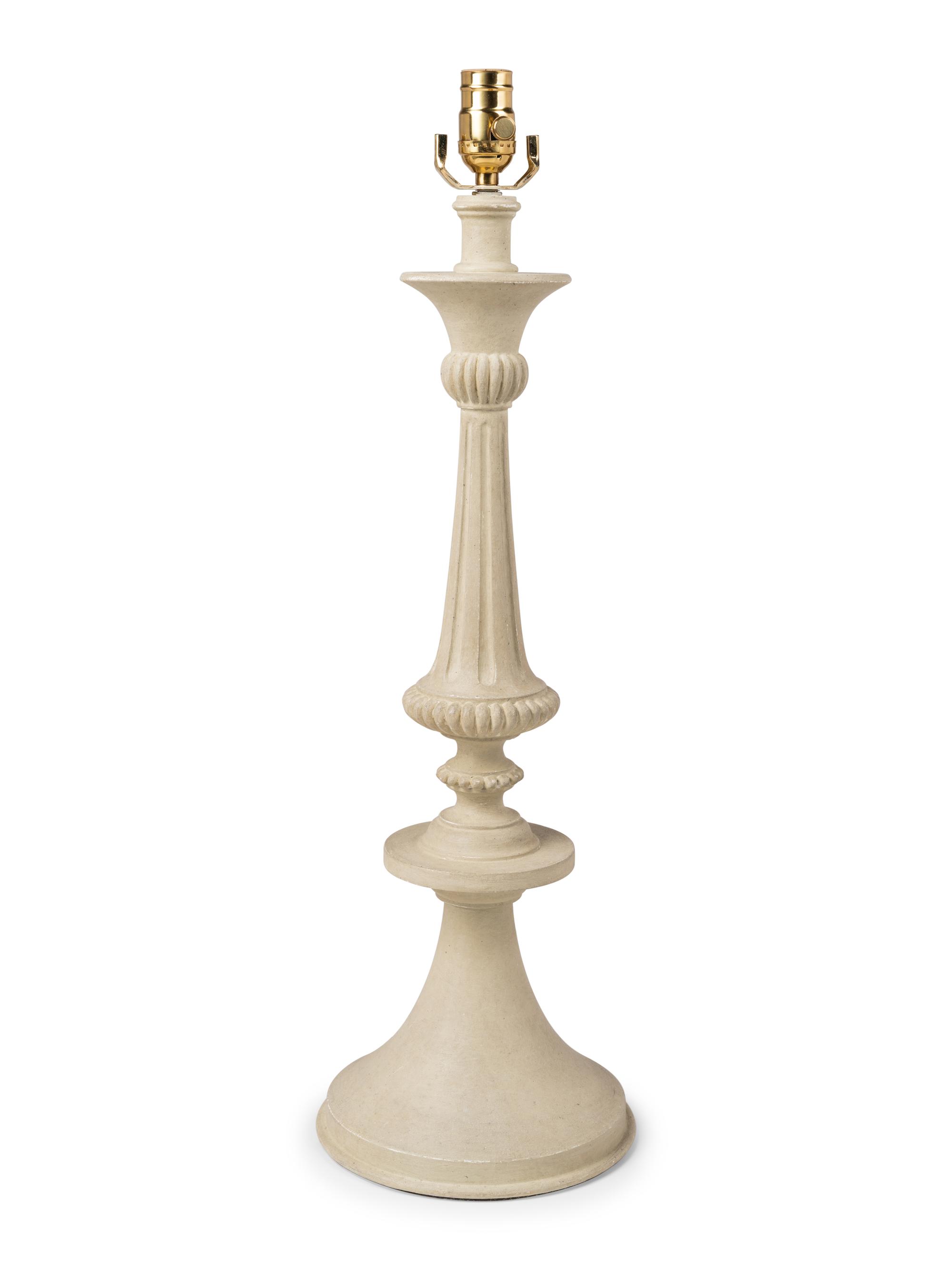 A Contemporary White Painted Table Lamp