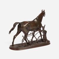 After Pierre-Jules Mêne (French, 1810–1879) Cheval à la Barrière N°1 (Djinn)