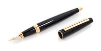 An S.T. Dupont Ellipsis: Composite Noir Fountain Pen
