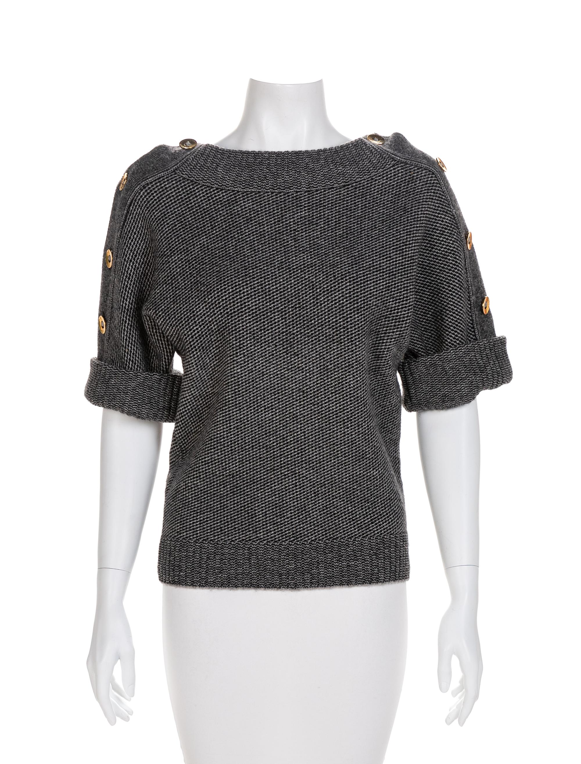 Gucci Black and Gray Sweater, 1990-2000s