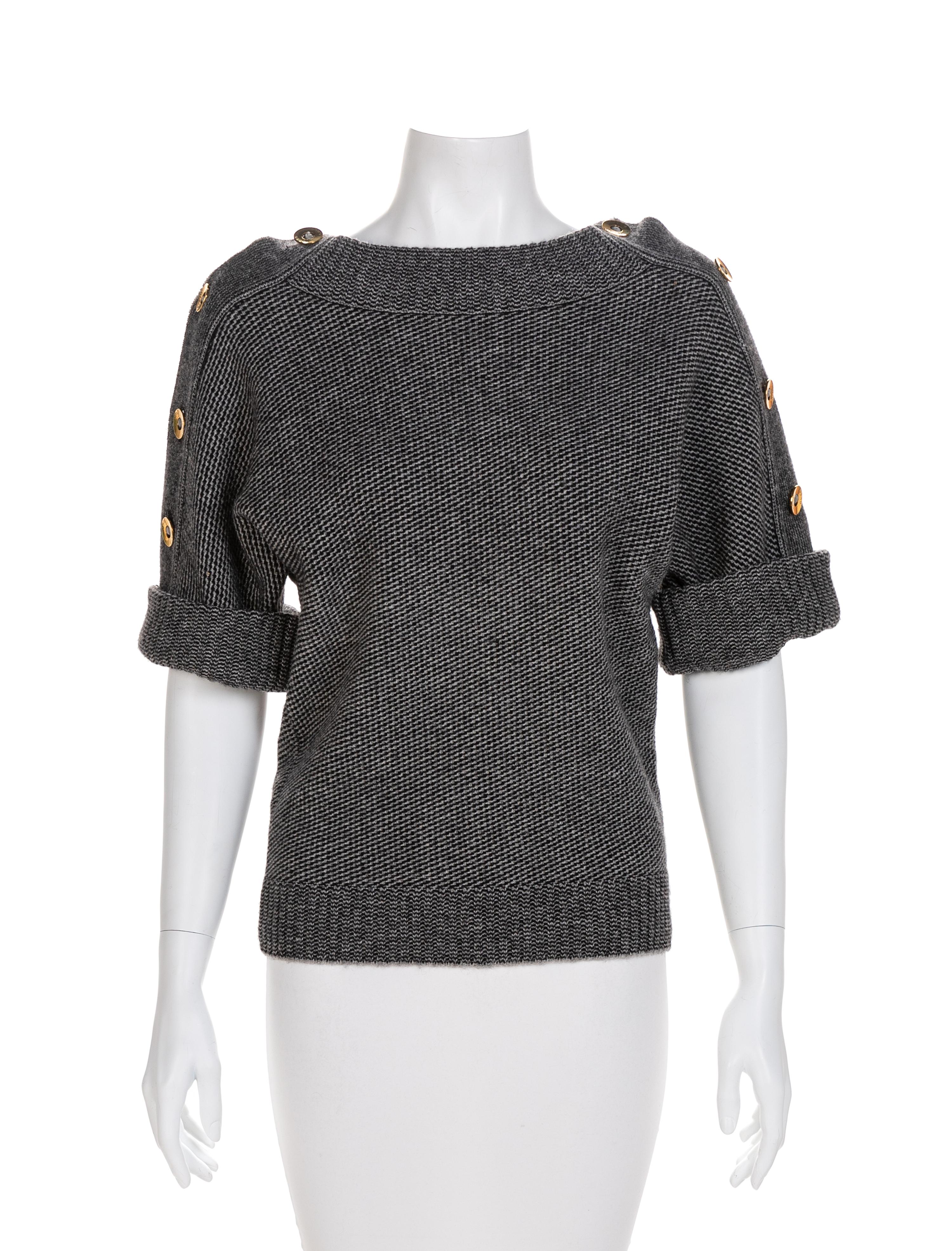 Gucci Black and Gray Sweater, 1990-2000s
