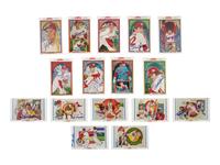 A Group of Perez-Steele Philadelphia Phillies Signed Postcards, including signed cards of Richie Ashburn, Steve Carlton, Tug McGraw, Joe Morgan, Robin Roberts and Pete Rose.