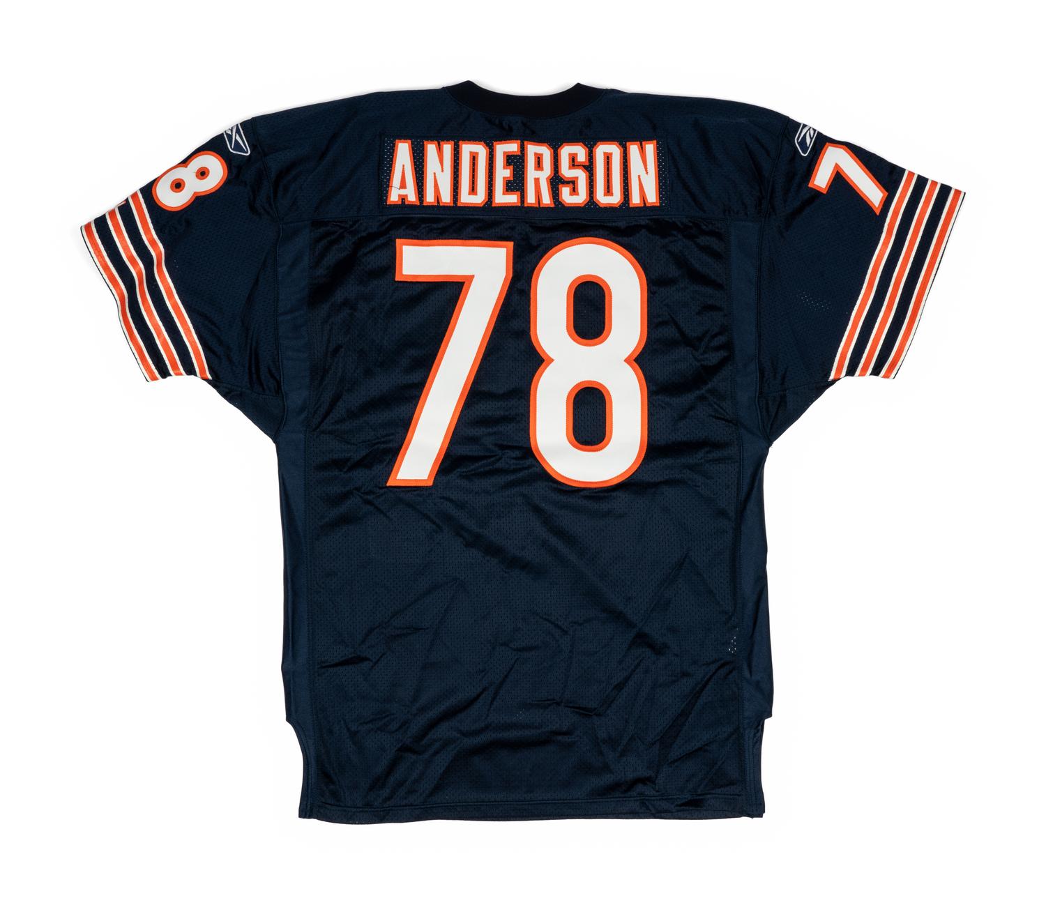 A Bryan Anderson Chicago Bears Team Issued Rookie Year Event Jersey