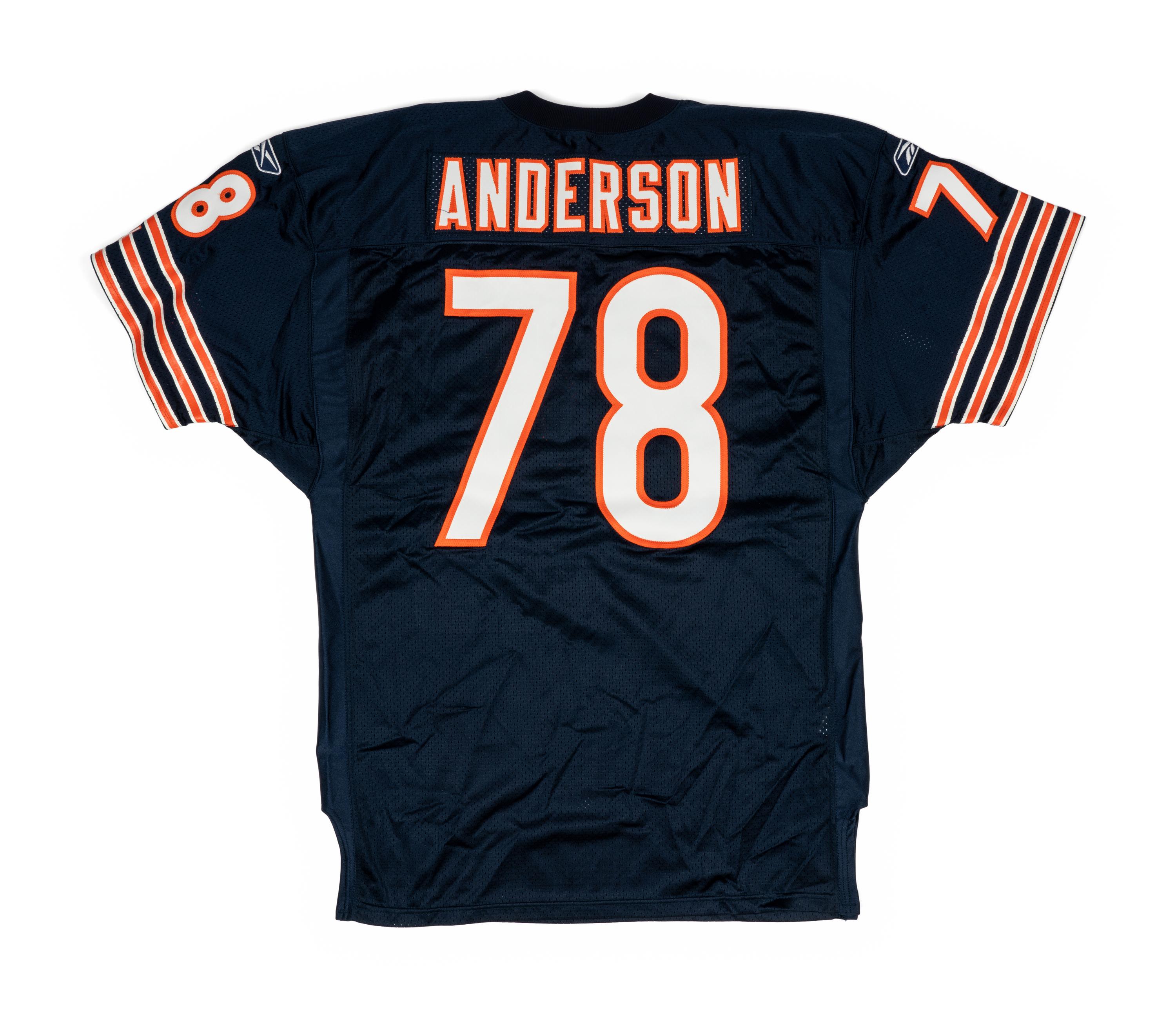 A Bryan Anderson Chicago Bears Team Issued Rookie Year Event Jersey