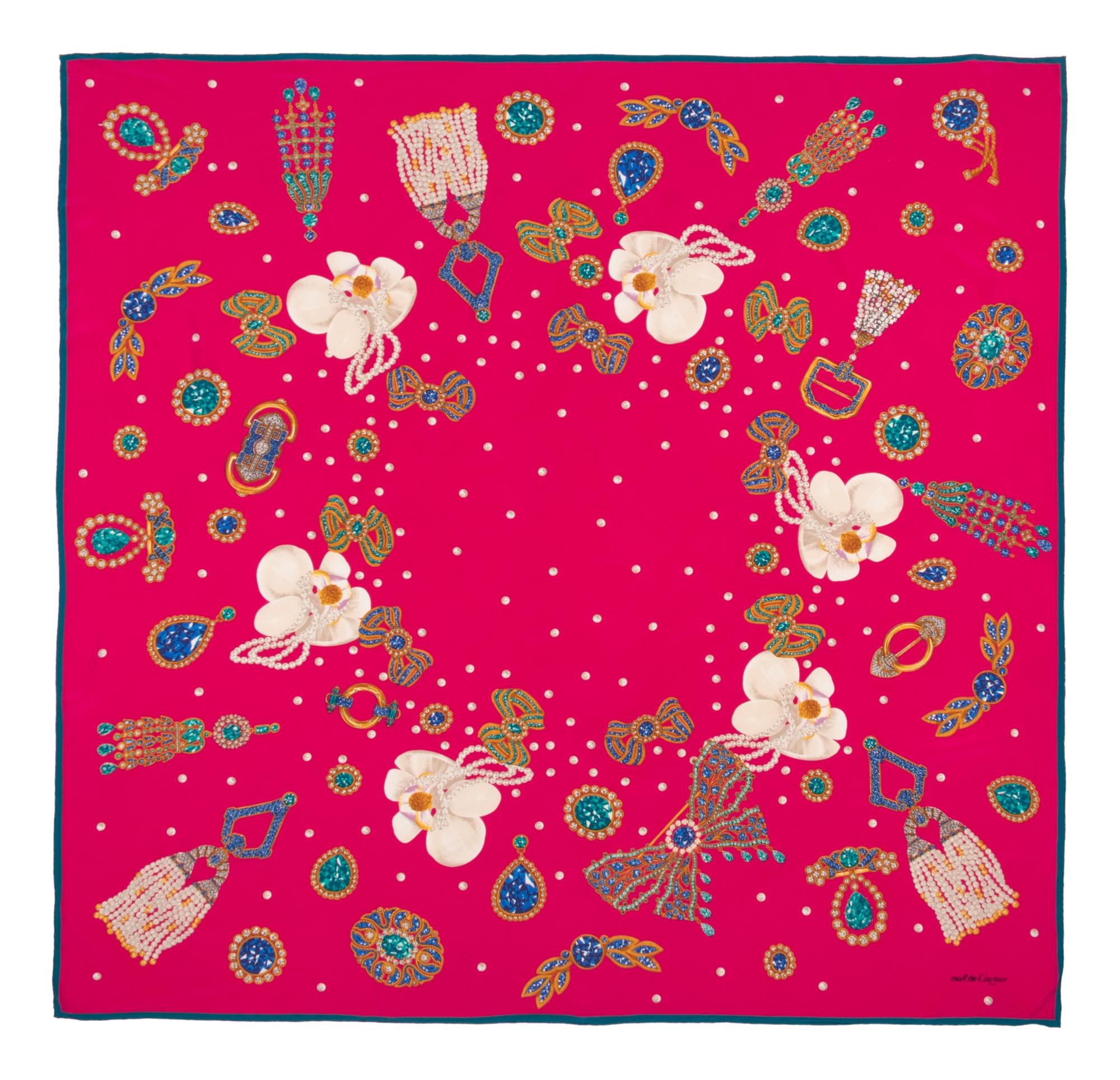 Three Designer Scarves: Alexander McQueen, Cartier & Chanel