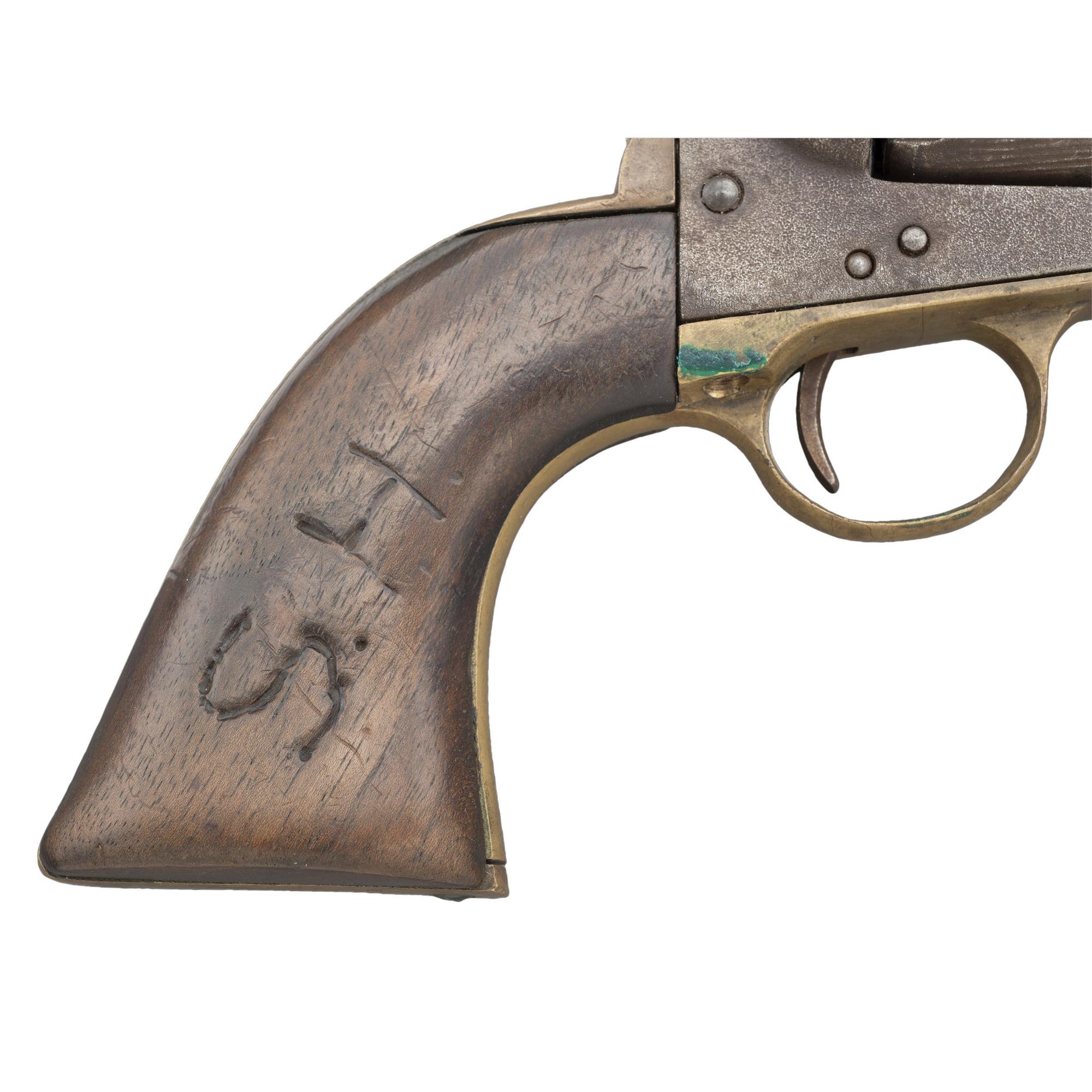 "Leech & Rigdon" Marked Replica Percussion Revolver & Period Holster