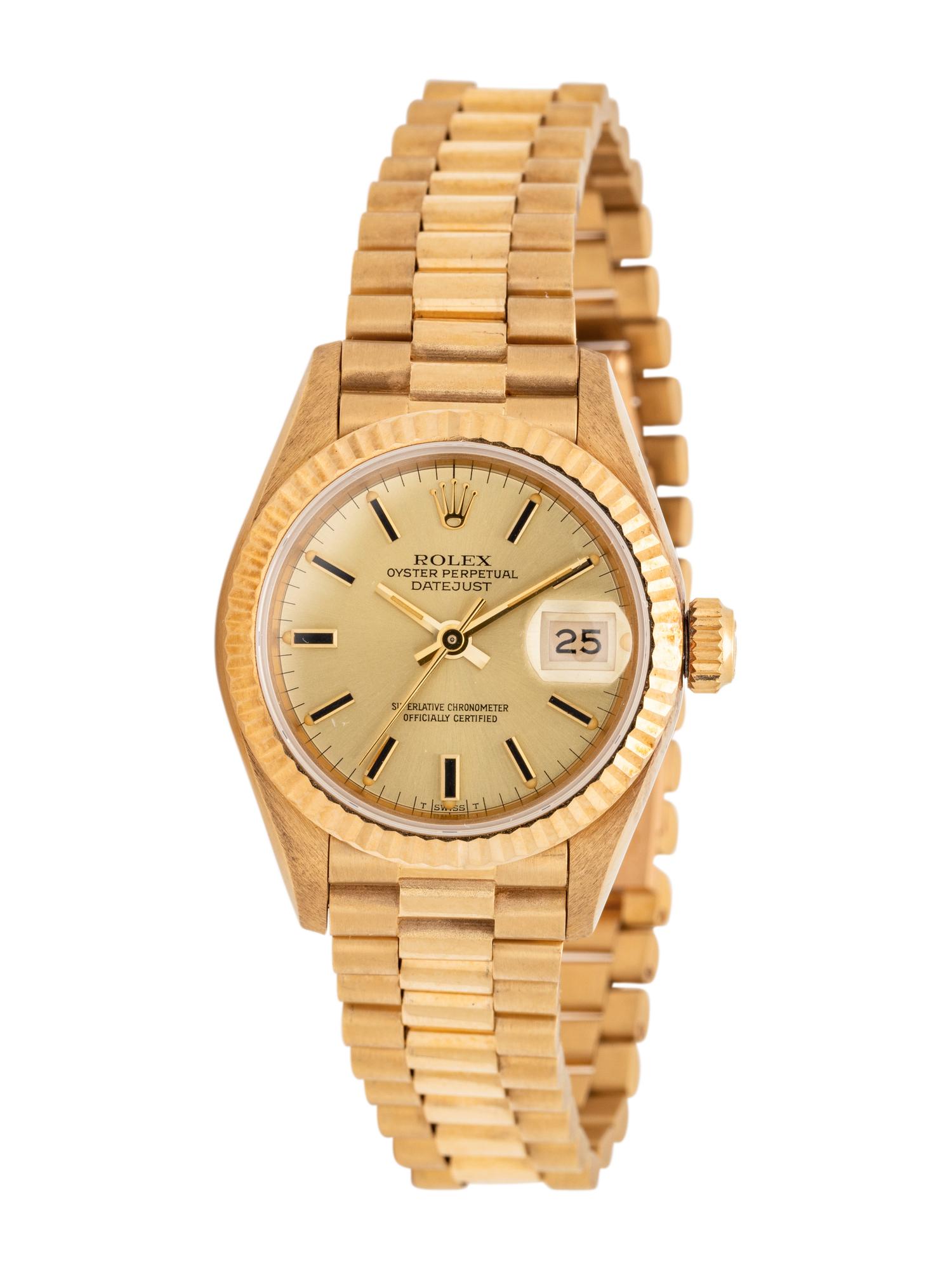 ROLEX, REF. 69178 18K YELLOW GOLD 'DATEJUST' WATCH