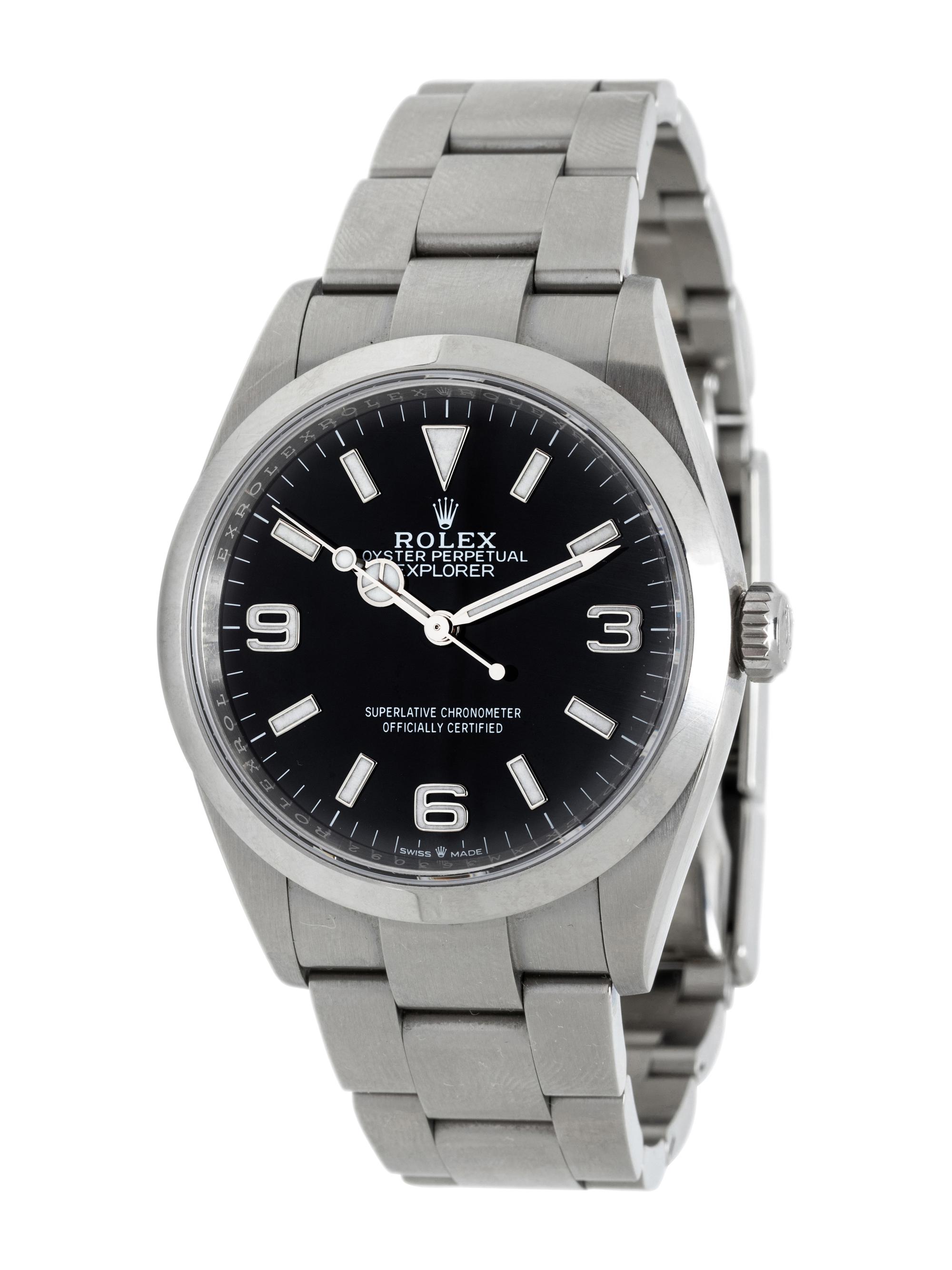 ROLEX, REF. 124270 STAINLESS STEEL 'OYSTER PERPETUAL EXPLORER' WATCH