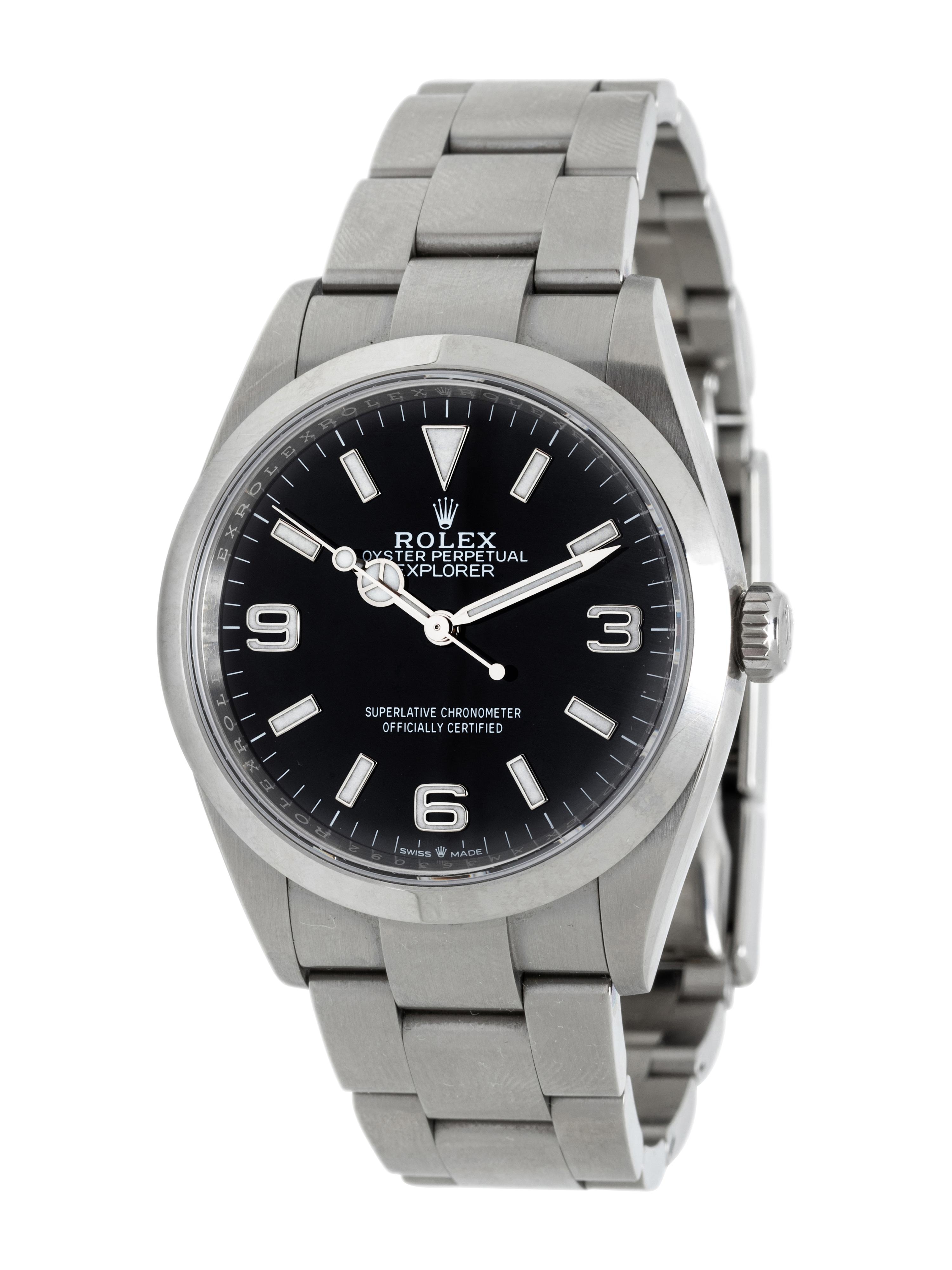 ROLEX, REF. 124270 STAINLESS STEEL 'OYSTER PERPETUAL EXPLORER' WATCH