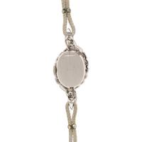 LADY ELGIN, WHITE GOLD AND DIAMOND WATCH
