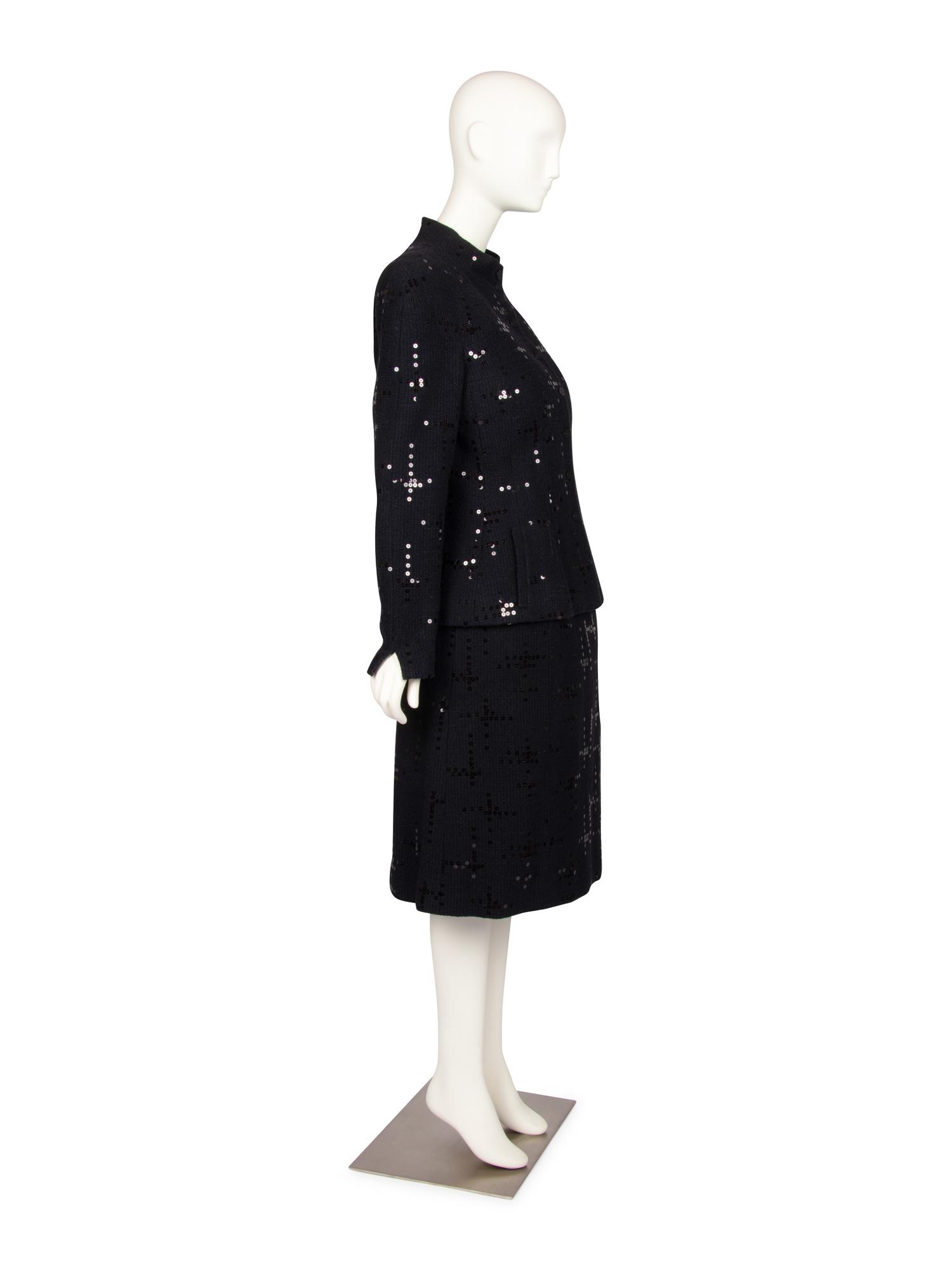 Chanel Sequined Skirt Suit, 2000s