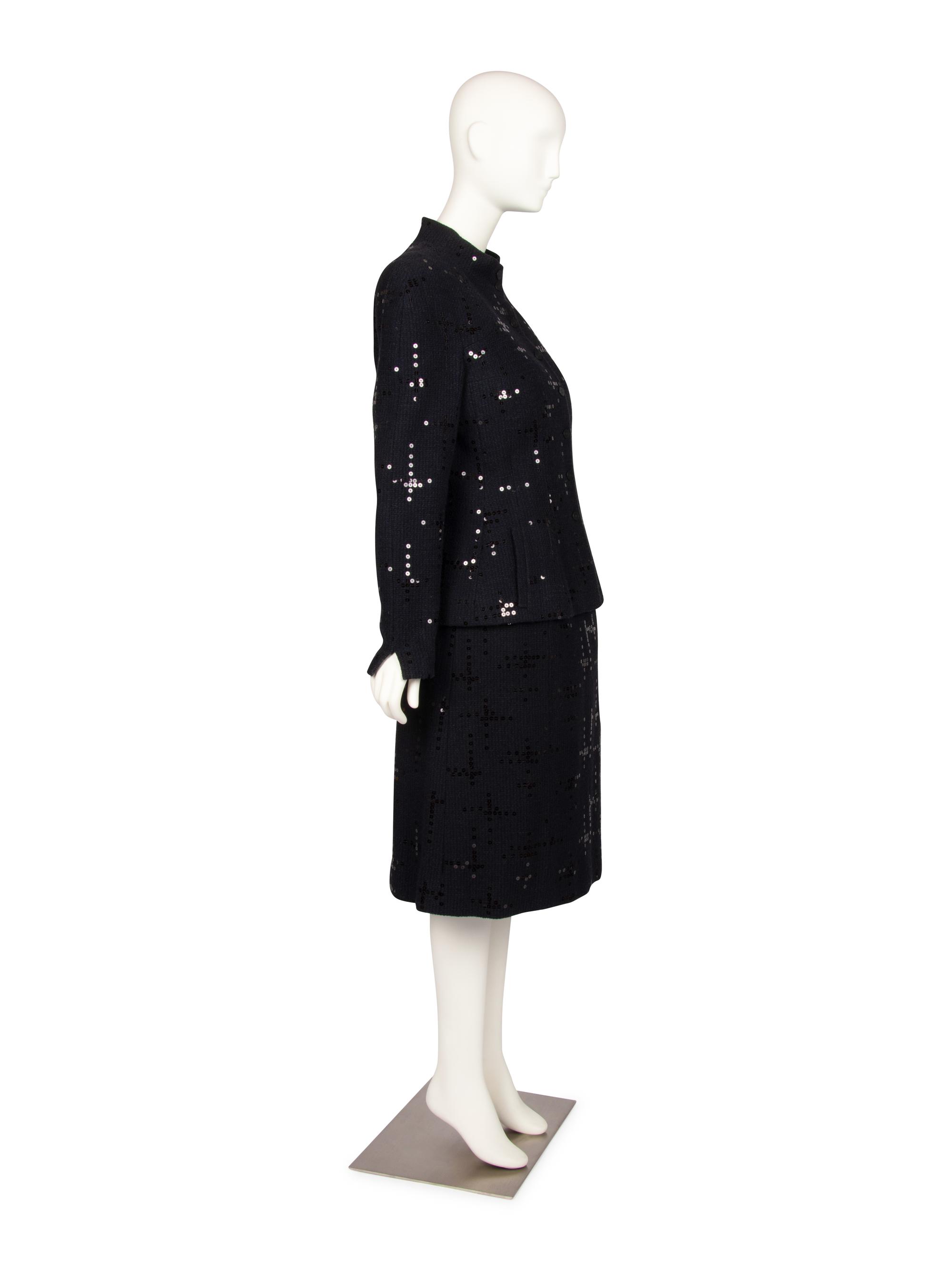 Chanel Sequined Skirt Suit, 2000s