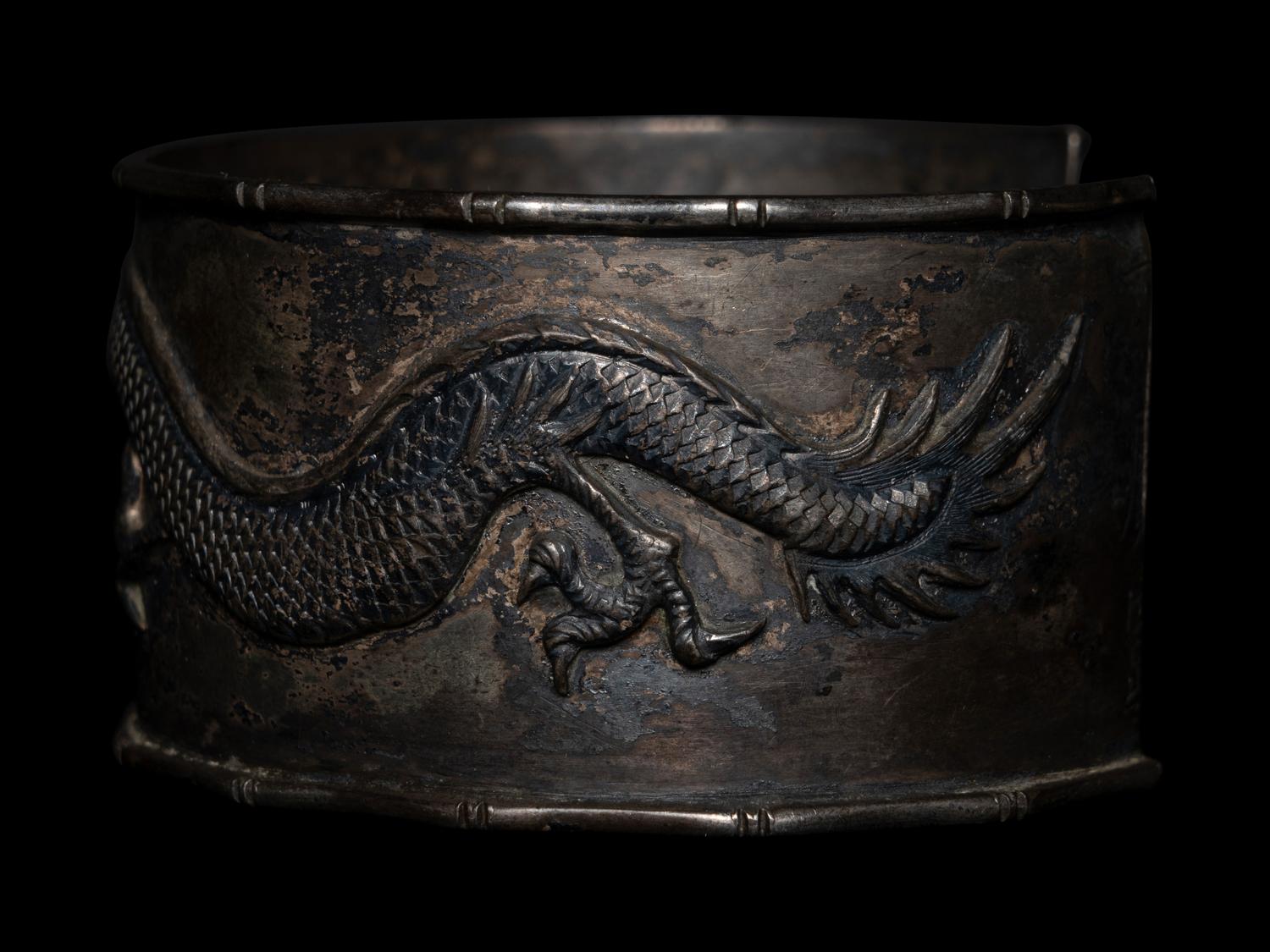 Three Chinese Metal Bracelets
