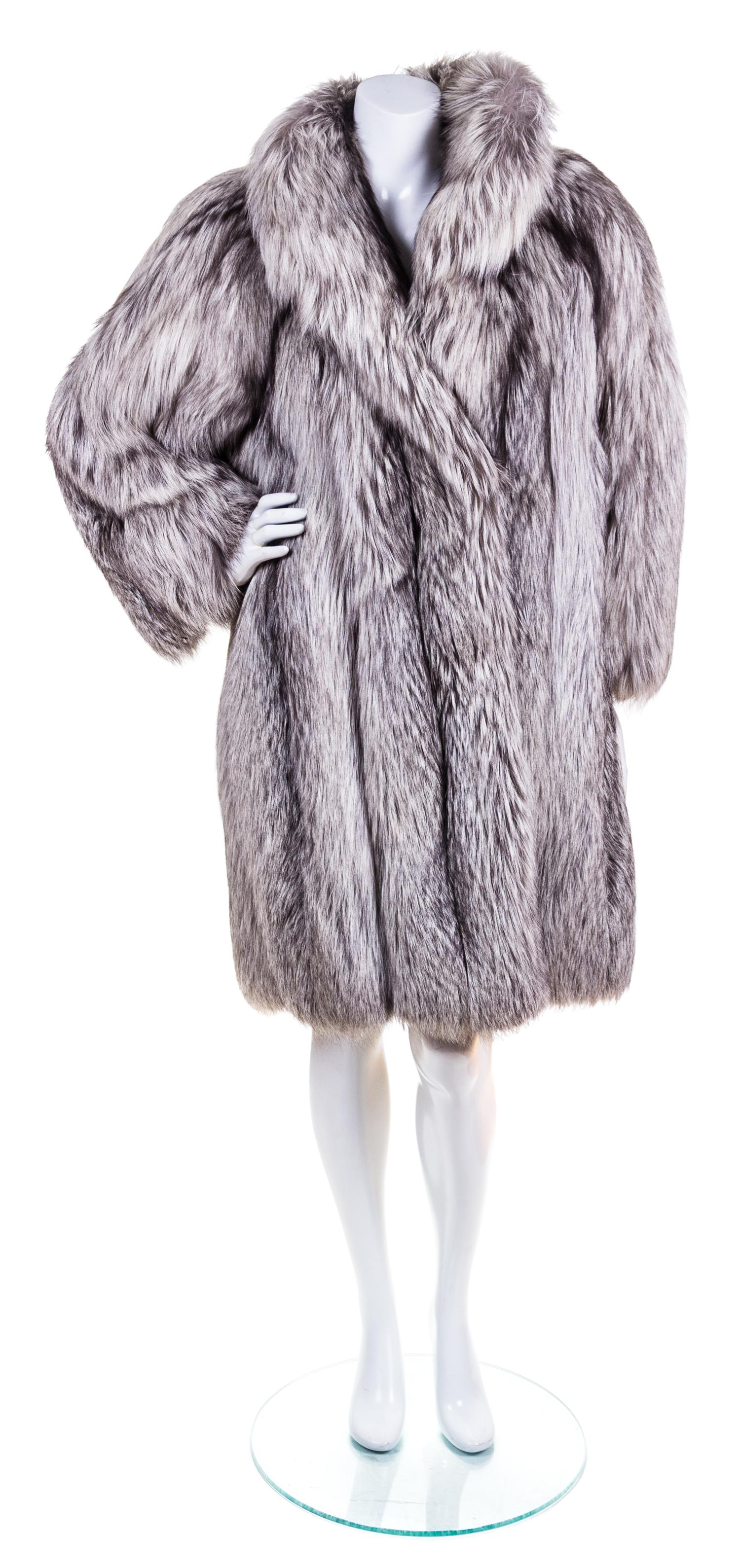 An Yves Saint Laurent Fur Coat,