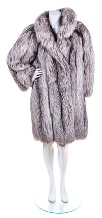 An Yves Saint Laurent Fur Coat,