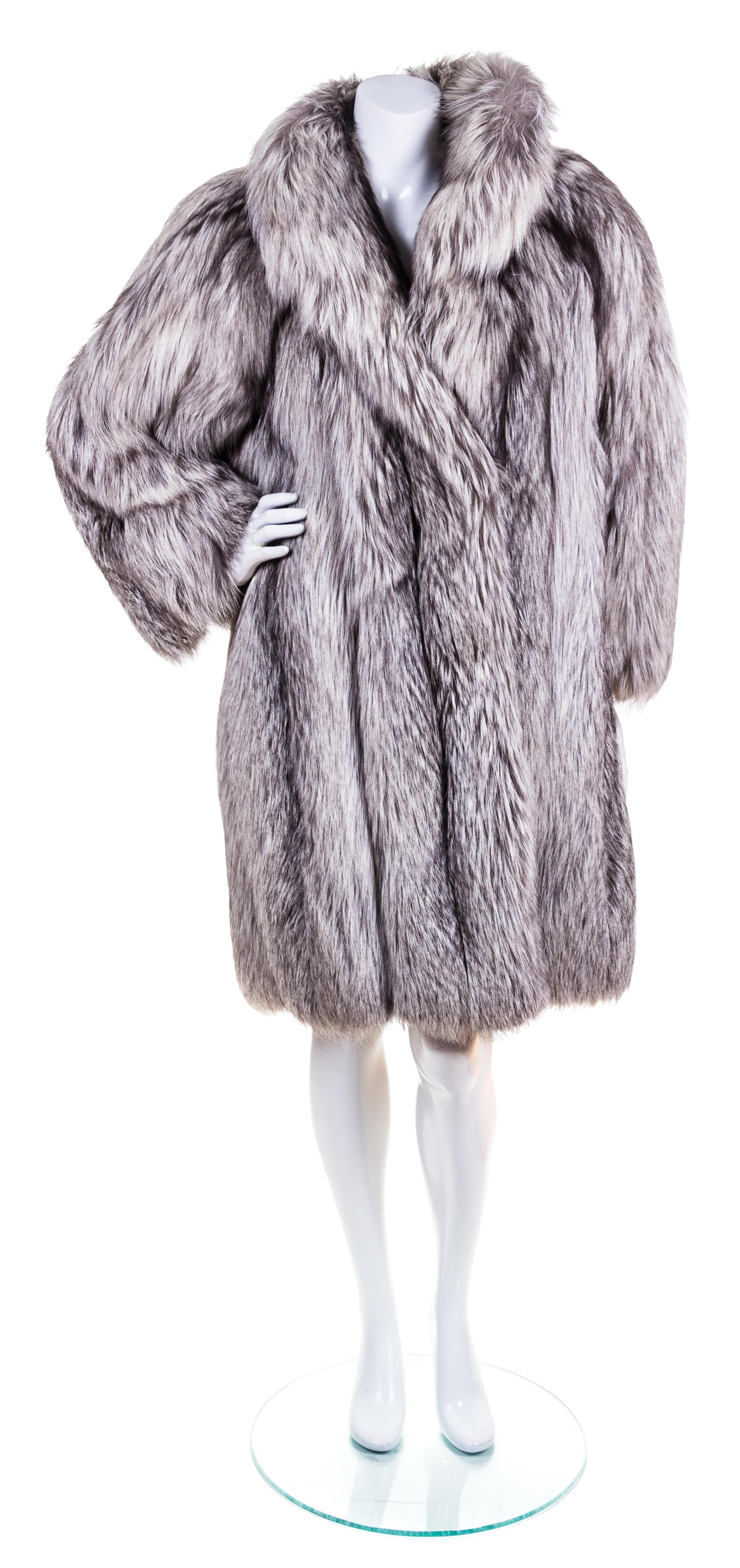 An Yves Saint Laurent Fur Coat,