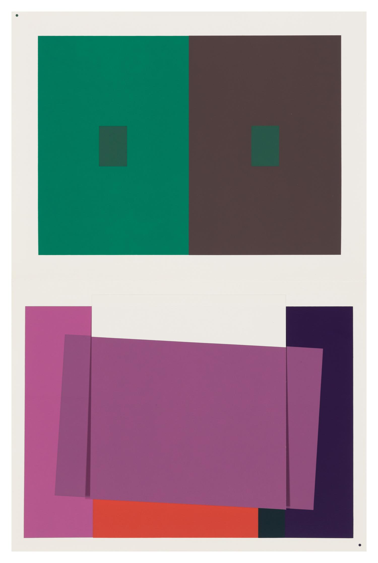 Interaction of Color (portfolio with complete text folder, bound text volume, and 80 color screenprints), 1973
