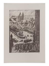 [CZECH]. A group of approximately 31 works, primarily prints, related to Czechoslovakia and the Czech Republic, featuring prominent historical figures, artists, architecture and views, including: