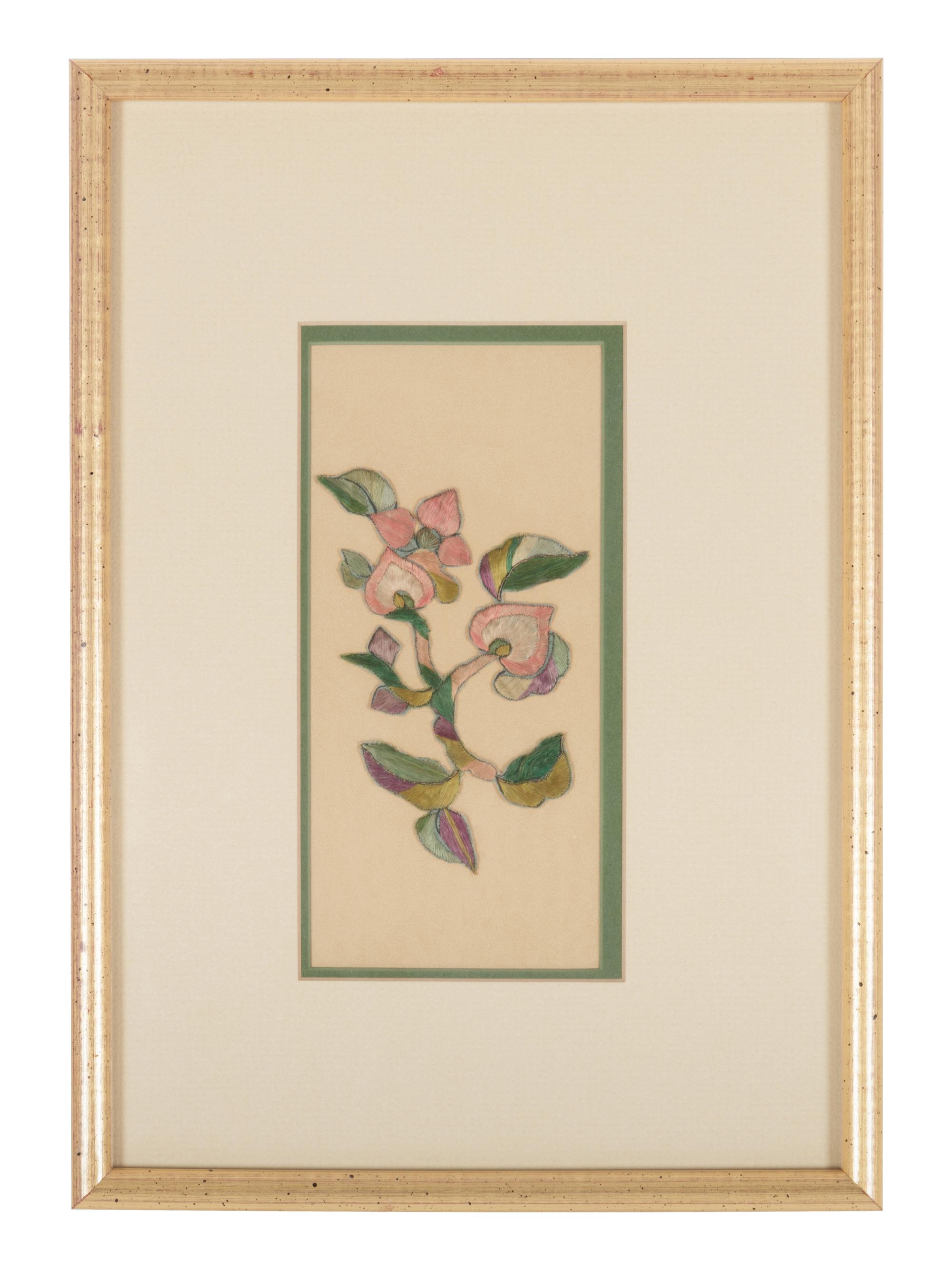 17 Chinese Embroidered Silk Panels