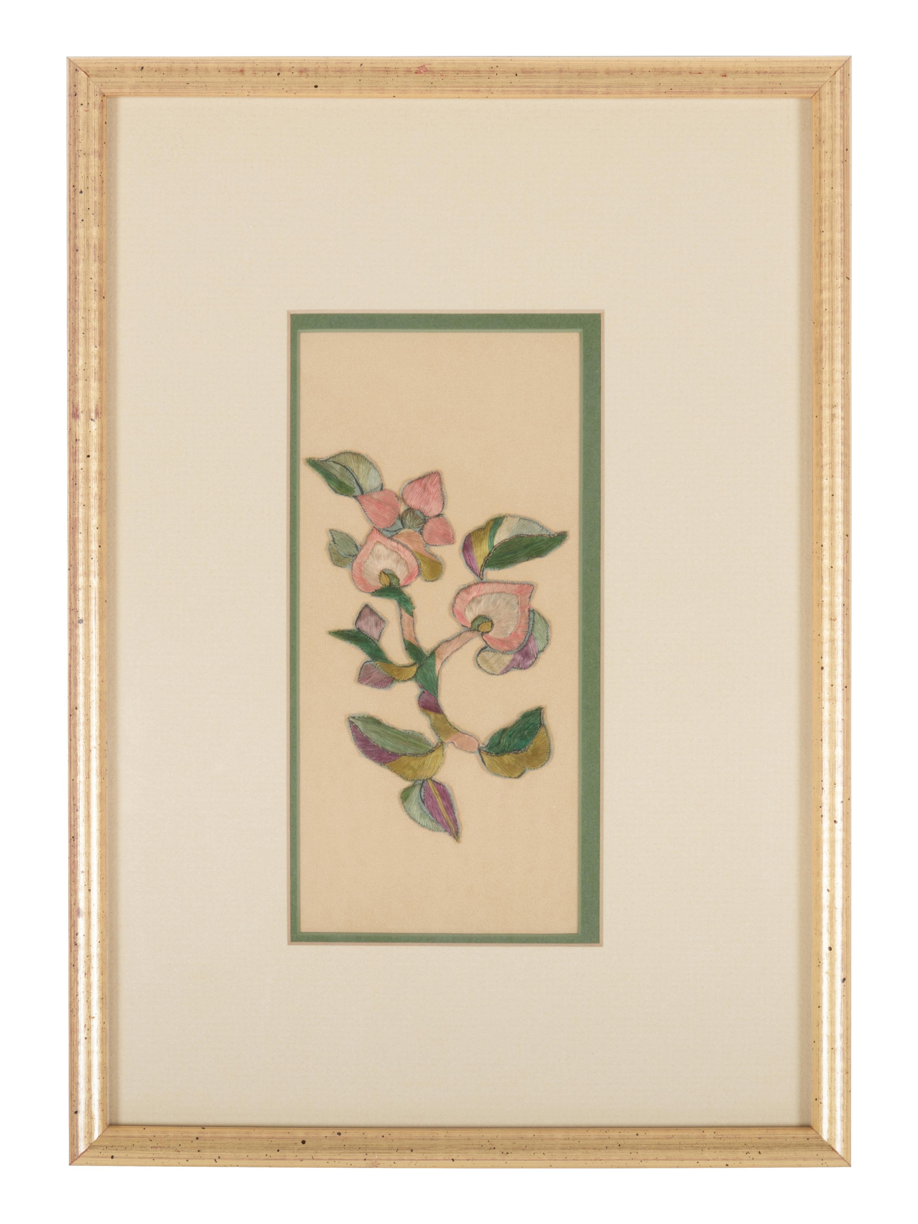 17 Chinese Embroidered Silk Panels
