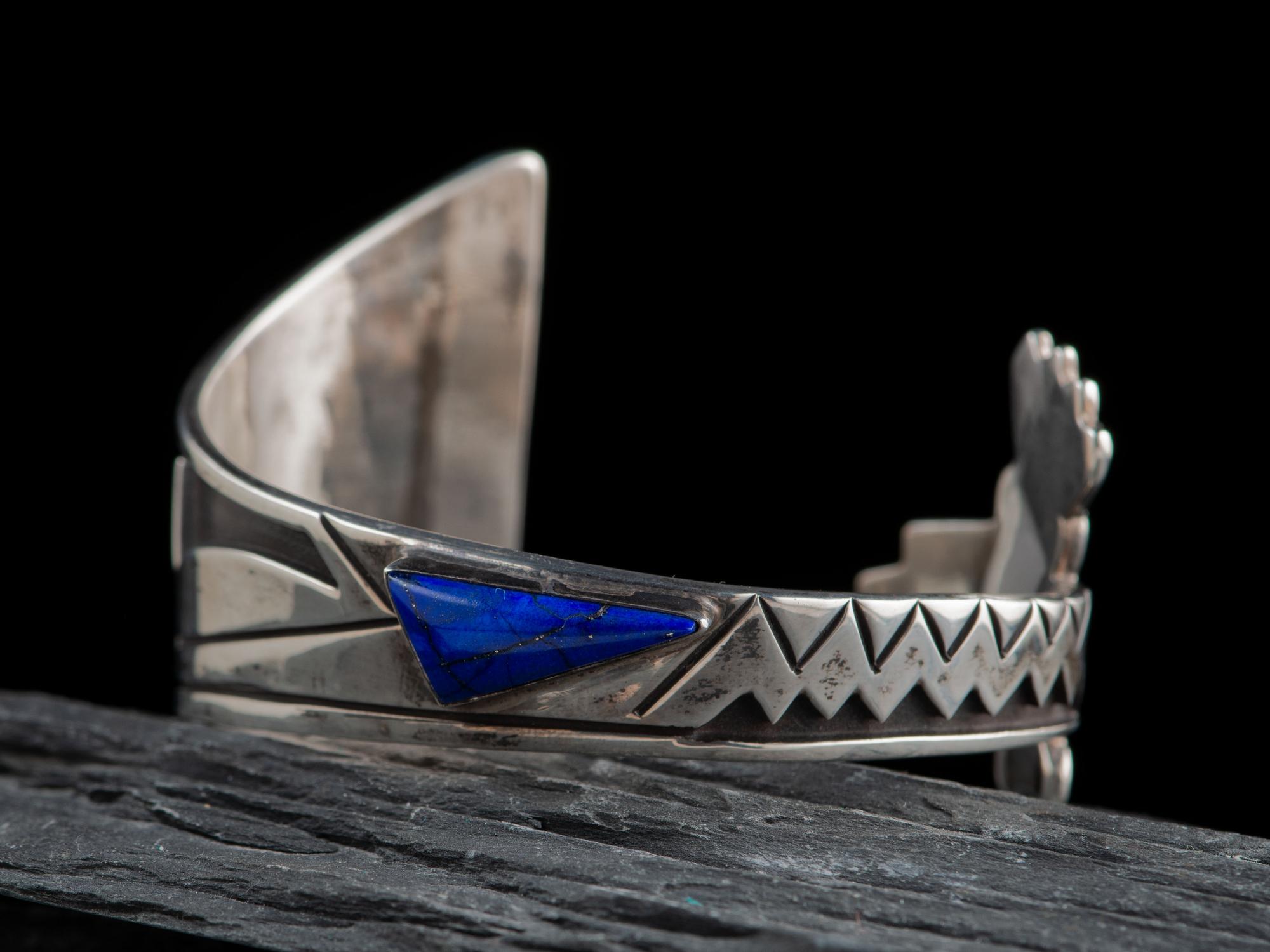 Navajo and Zuni Silver Cuff Bracelets