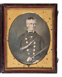 [EARLY PHOTOGRAPHY]. Quarter plate daguerreotype of Robert Pollard of King William County, VA.