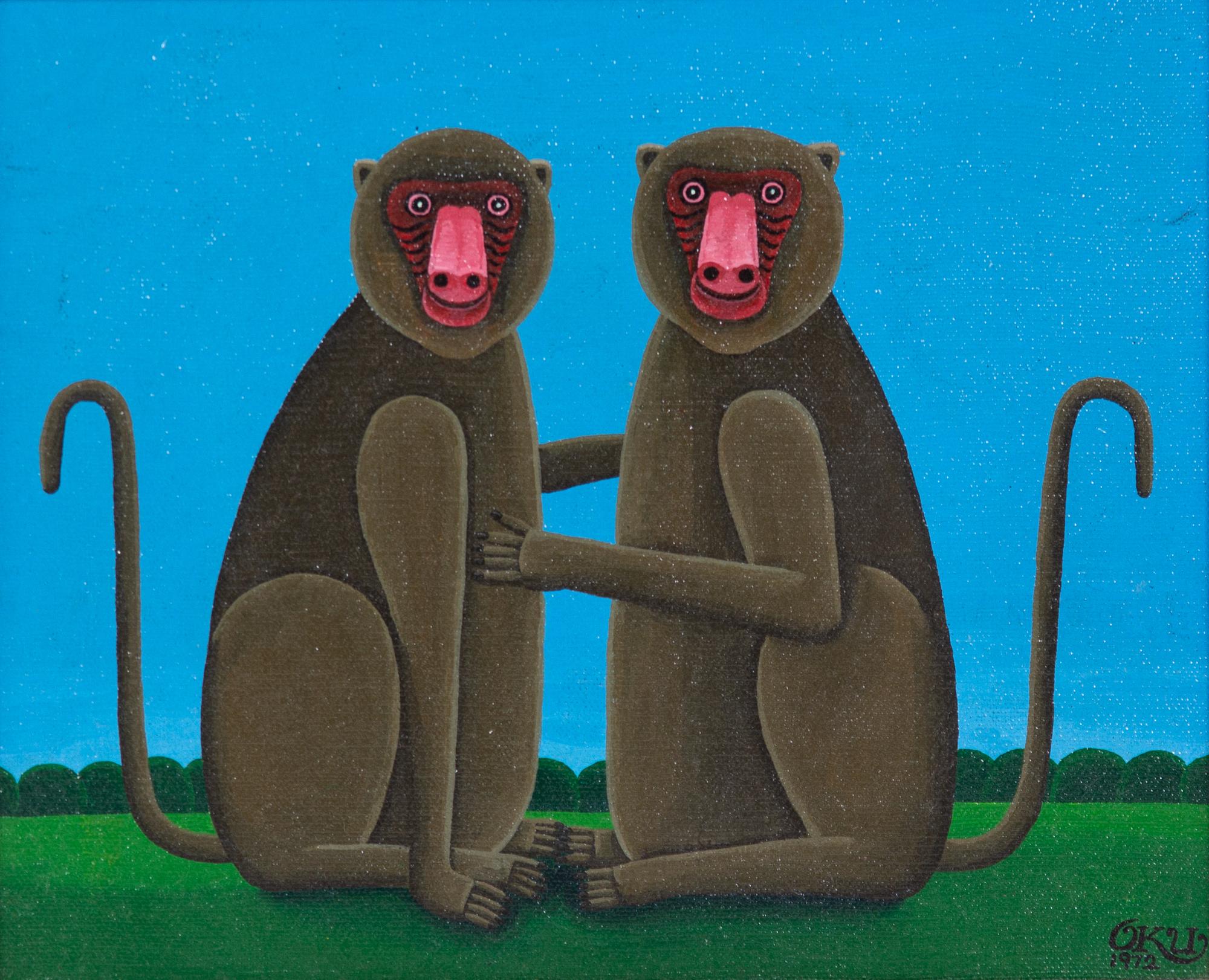 Shigeo Okumura, (Japanese, 1937-1993), Monkeys, 1972