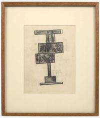Cubic Study (Study for Sculpture) , c. 1956