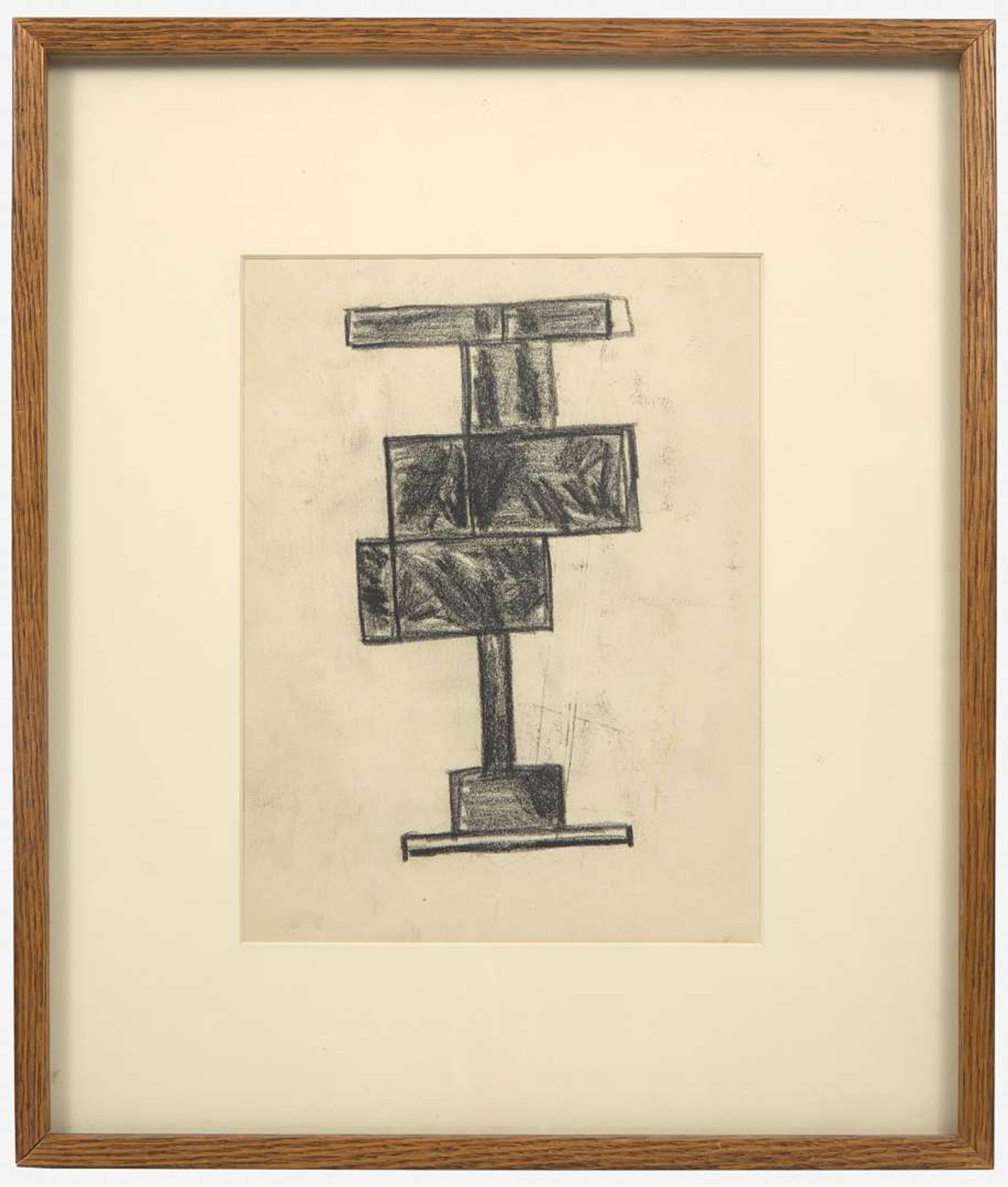 Cubic Study (Study for Sculpture) , c. 1956