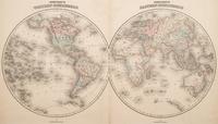 Five Framed Maps Pertaining to Illinois and the Surrounding States