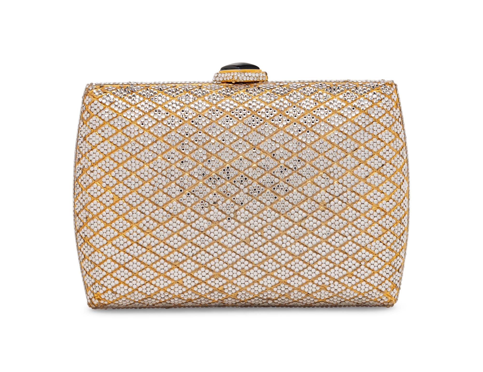Judith Leiber Diamond Motif Minaudière