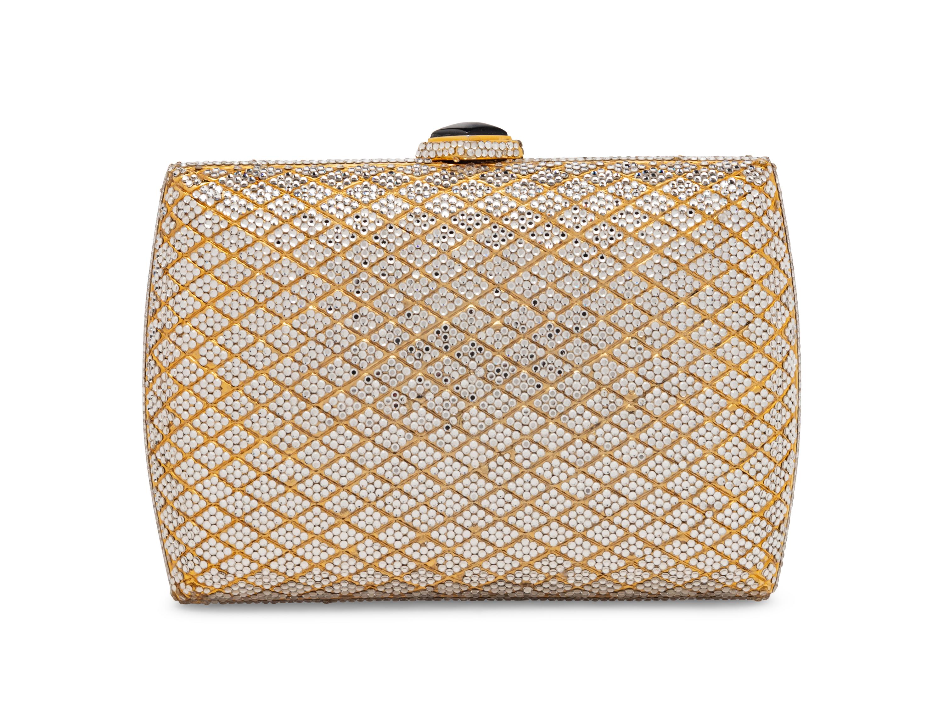 Judith Leiber Diamond Motif Minaudière