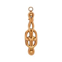 RUSSIAN, ST. PETERSBERG, YELLOW GOLD LORGNETTE