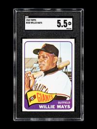 A 1965 Topps Willie Mays Baseball Card No. 250 (SGC 5.5 EX+)