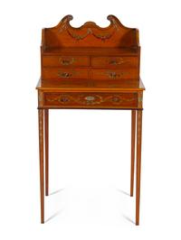 An Edwardian Painted Side Table