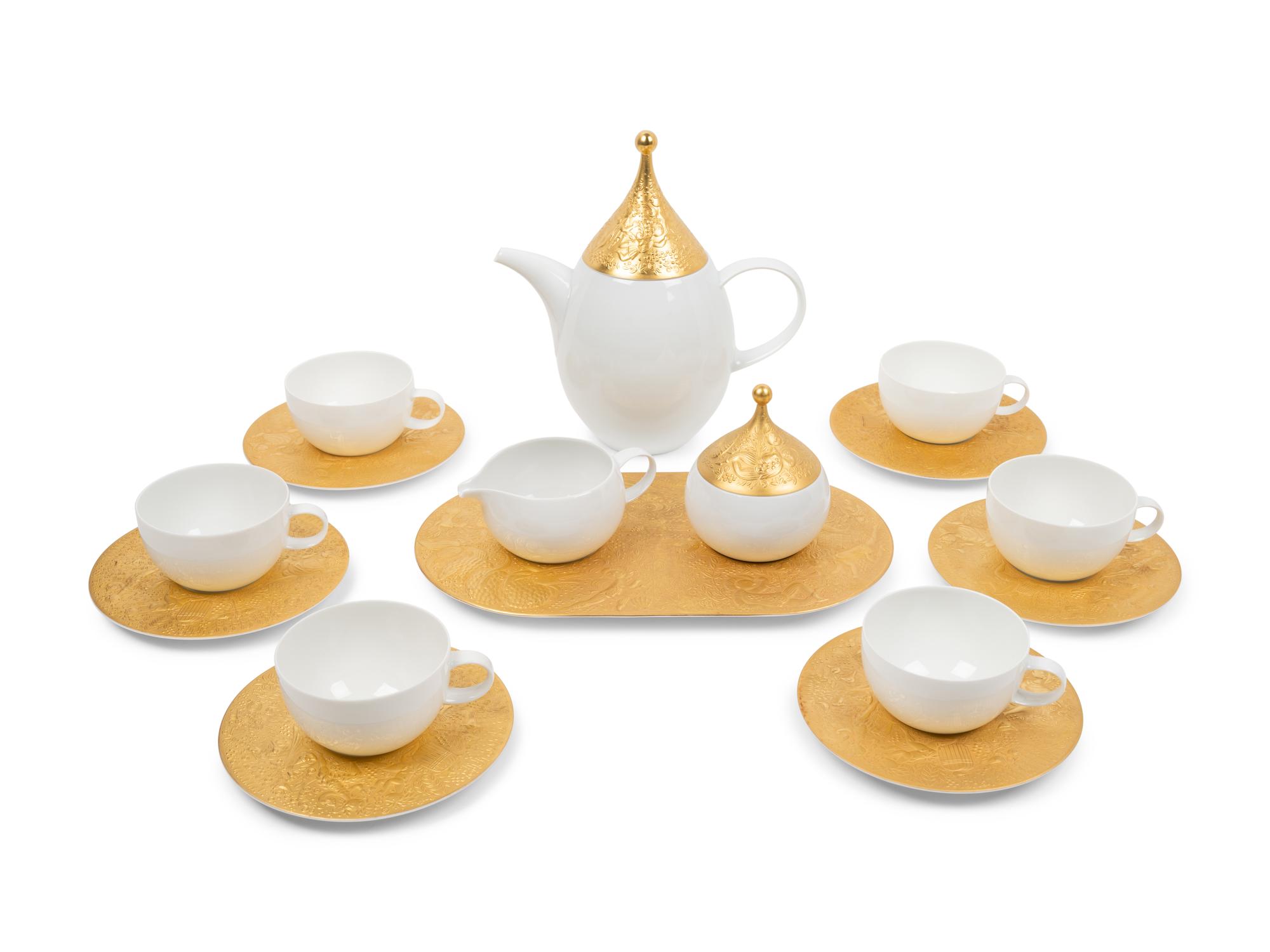 A Rosenthal Magic Flute Porcelain Dessert Service