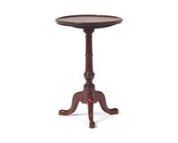 A Queen Anne Mahogany Tilt-Top Candlestand