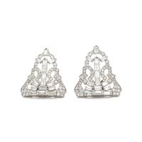 J.E. CALDWELL & CO., PLATINUM AND DIAMOND CONVERTIBLE DRESS CLIPS