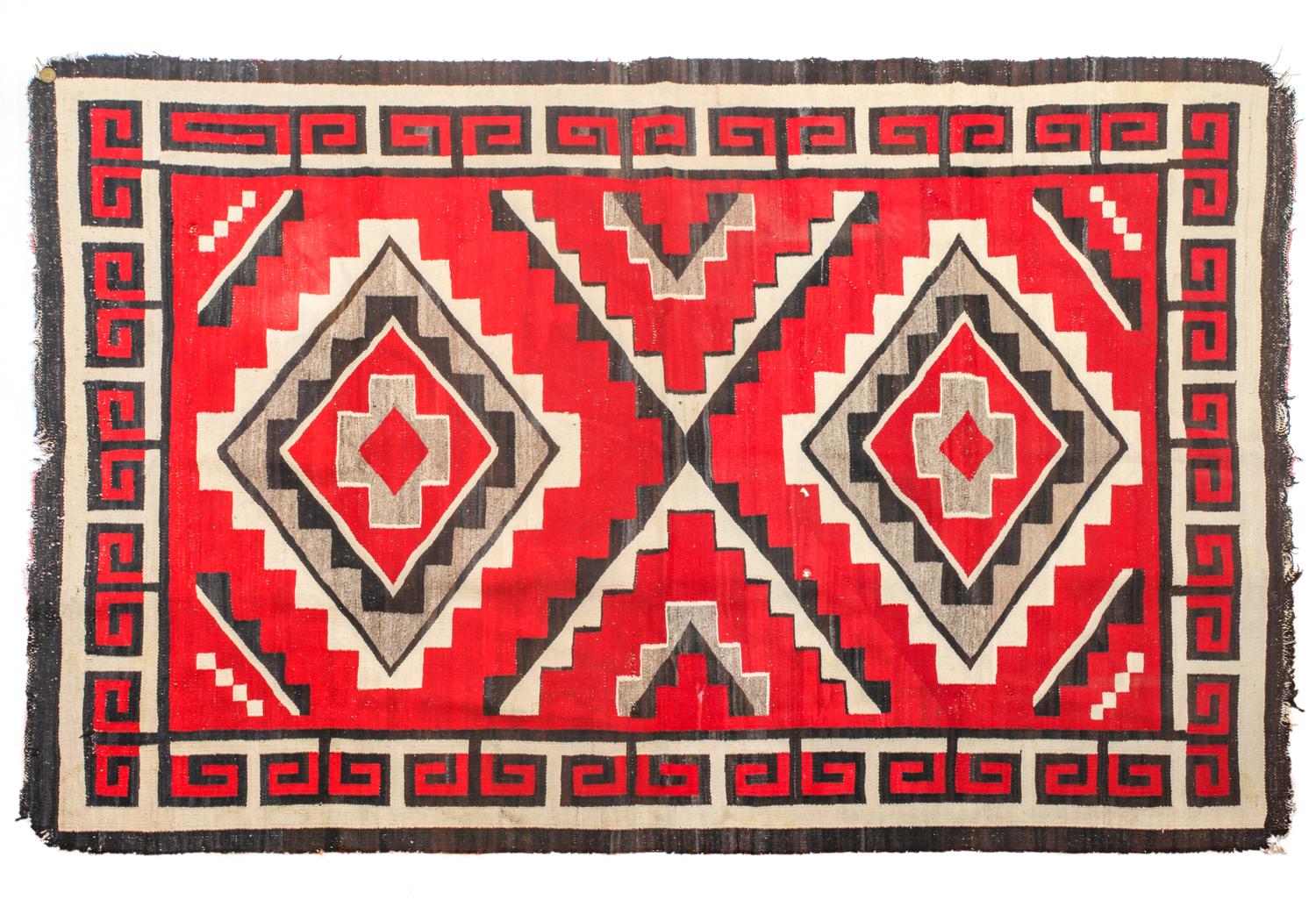 Navajo Klagetoh Weaving 78 1/2 x 55 1/2 inches — Second Quarter 20th Century