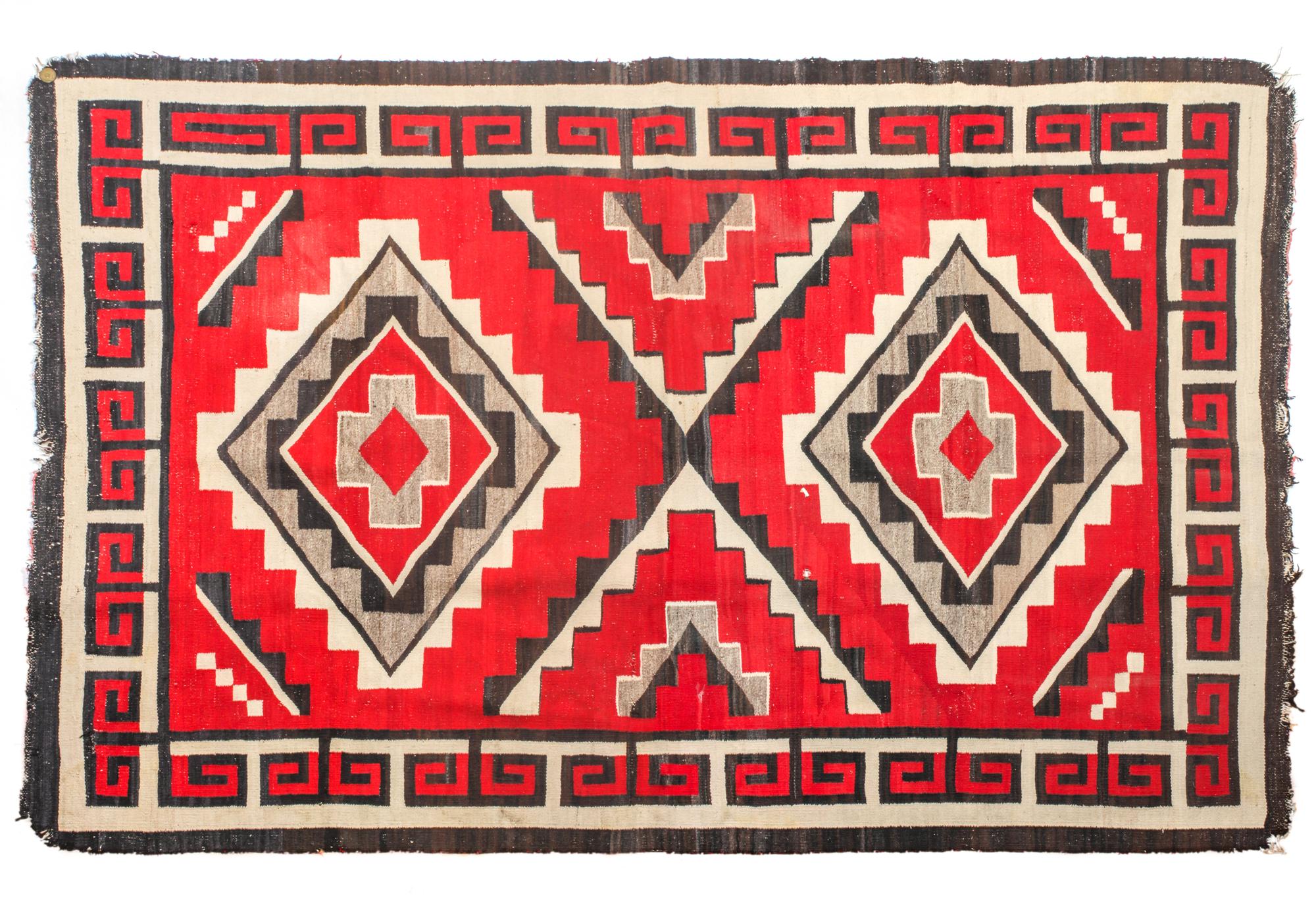 Navajo Klagetoh Weaving 78 1/2 x 55 1/2 inches — Second Quarter 20th Century