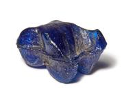 Two Greek Glass Pieces for the Game Astragalos (Knucklebone)