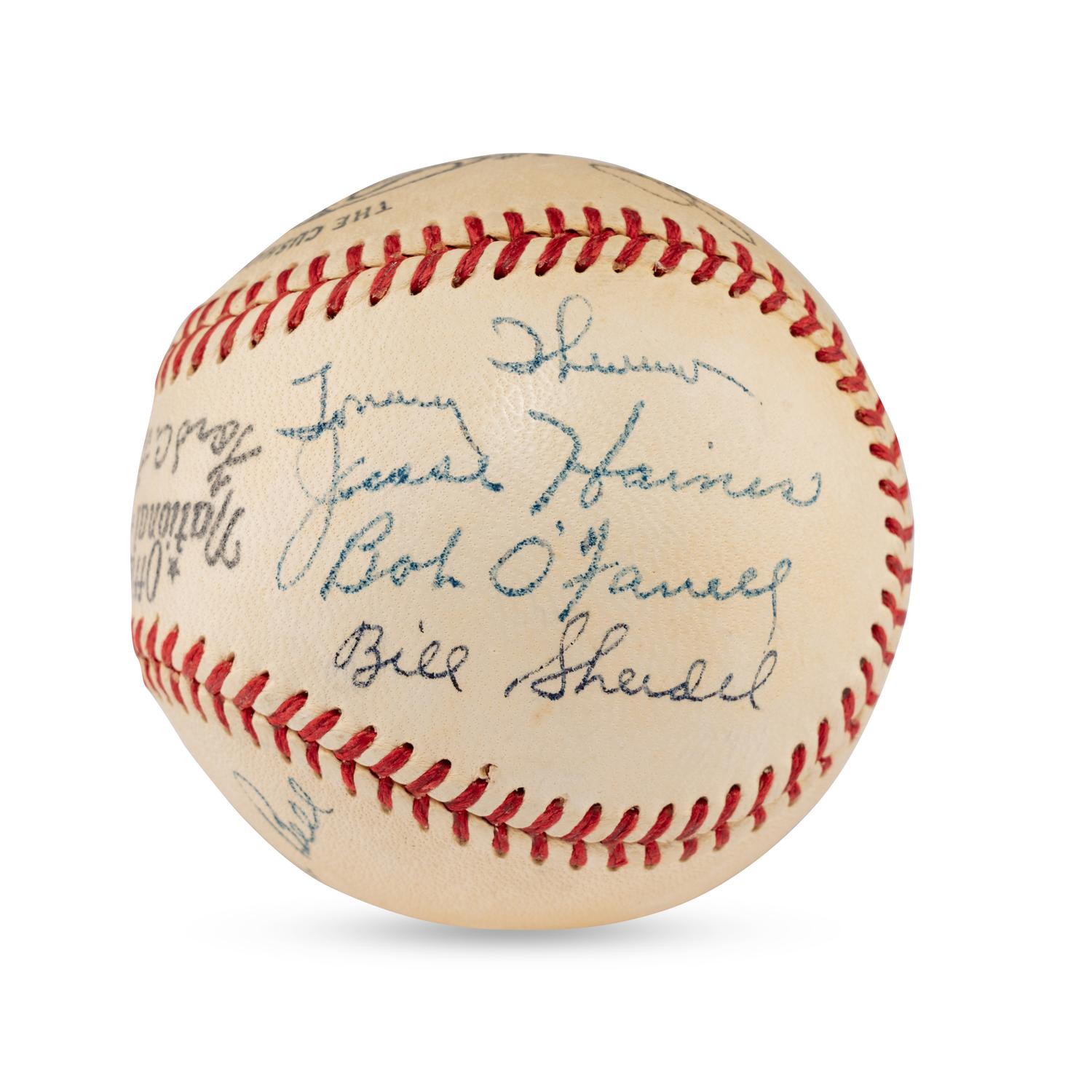 A 1926 St. Louis Cardinals Reunion Multi Signed Baseball Featuring Multiple Hall of Famers (JSA Letter of Authenticity)