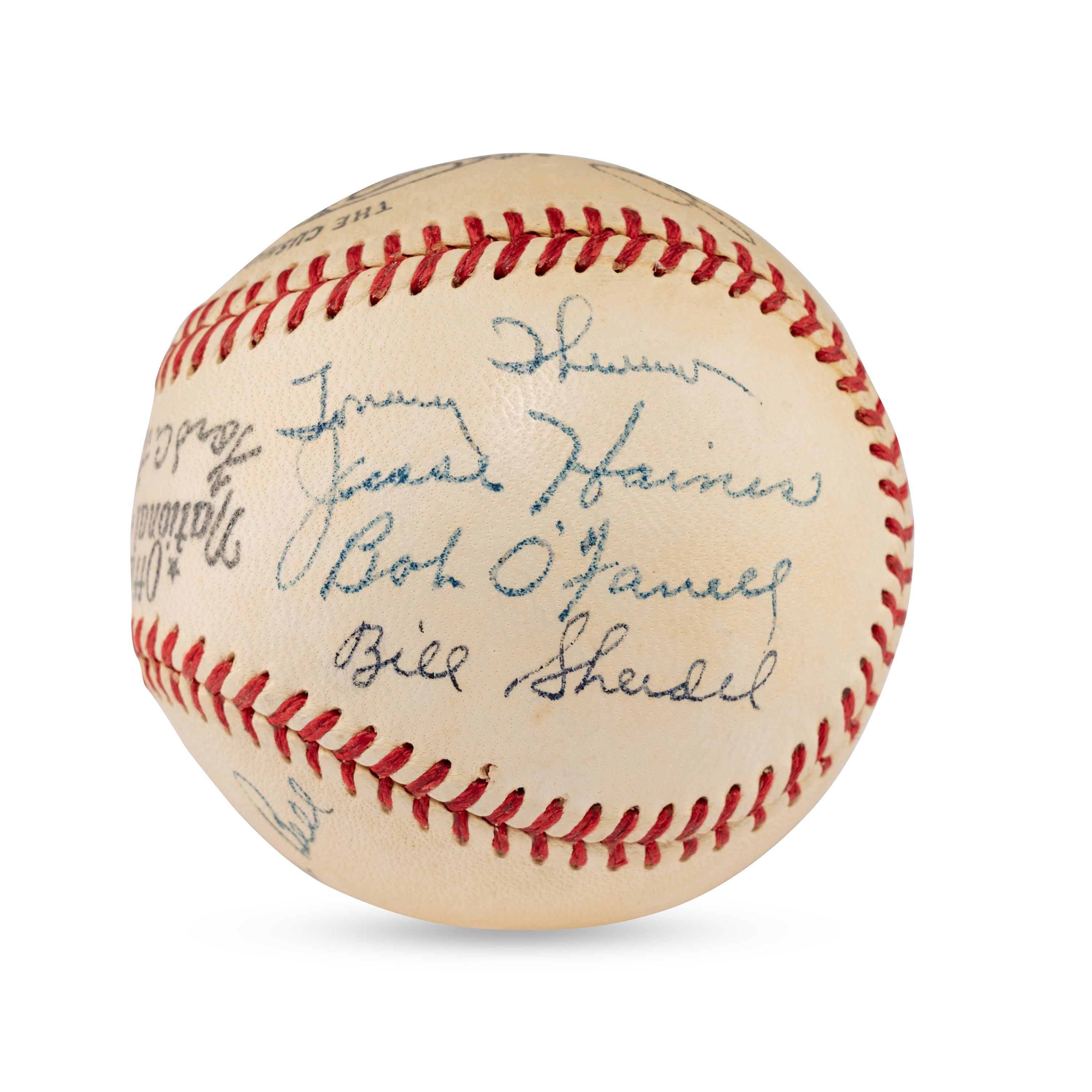 A 1926 St. Louis Cardinals Reunion Multi Signed Baseball Featuring Multiple Hall of Famers (JSA Letter of Authenticity)