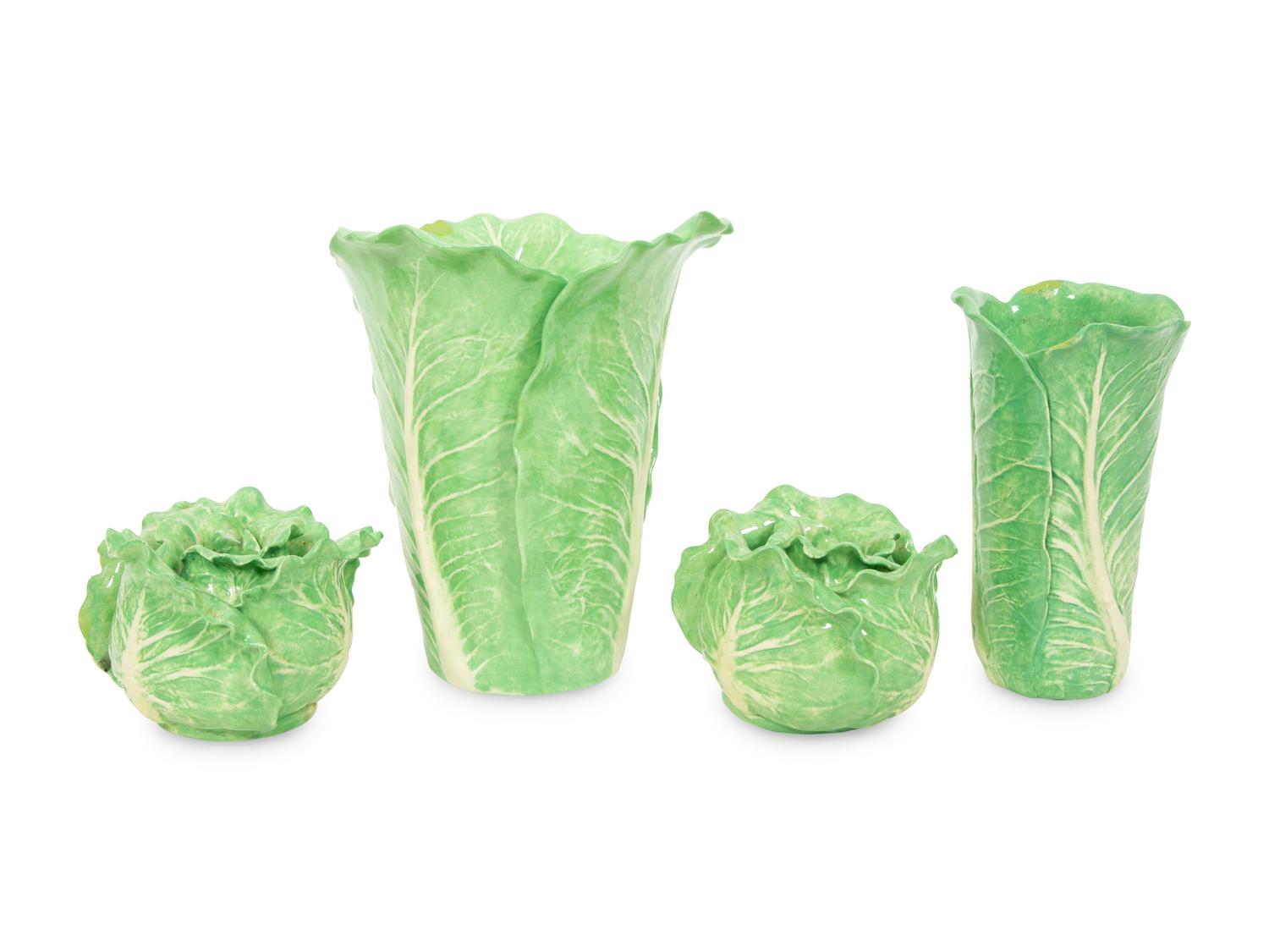 A Group of Dodie Thayer Lettuce Ware Table Articles