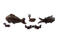 Five Chinese Figures of Animals