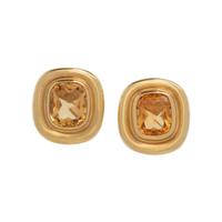 TIFFANY & CO., PALOMA PICASSO, YELLOW GOLD AND CITRINE CLIP EARRINGS