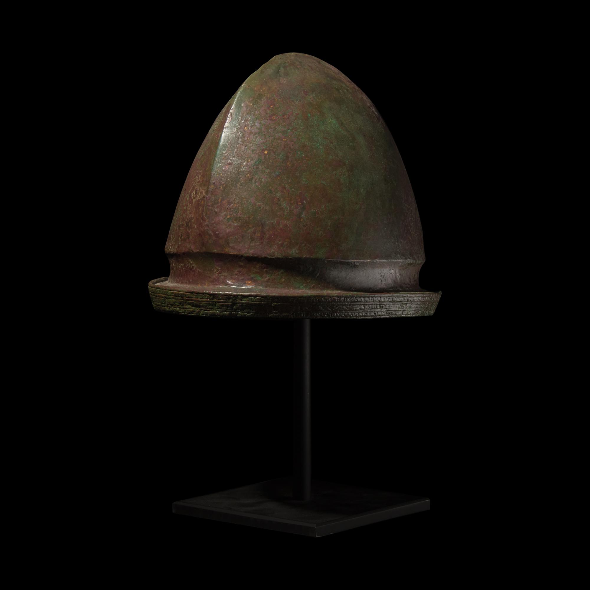 An Etruscan Bronze Helmet