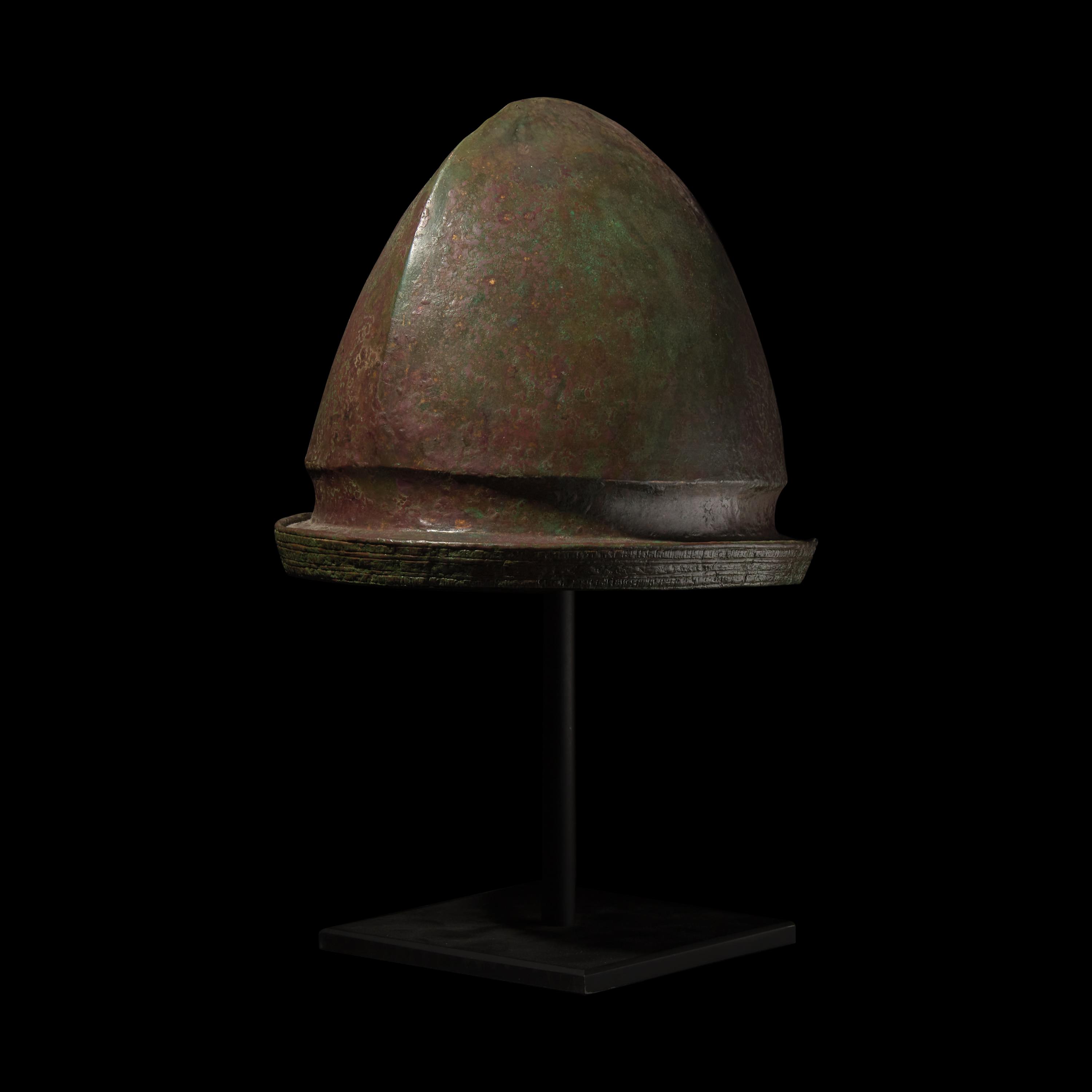 An Etruscan Bronze Helmet