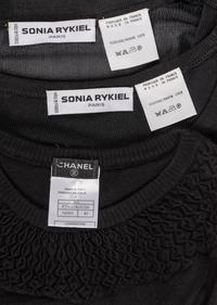 One Sonia Rykiel Three-Piece Ensemble and One Chanel Knit Top, 1990s
